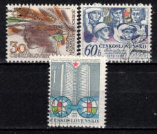 Tchécoslovaquie 1979 Mi 2485-7 (Yv 2314-6), Obliteré - Gebraucht