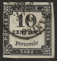 France  .  Y&T   .   Taxe  2     .    O  .     Oblitéré - 1859-1959 Gebraucht