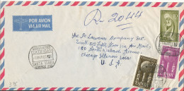Fernando Poo Registered Air Mail Cover Sent To USA Santa Isabel Fernando Poo 8-3-1966 - Fernando Po