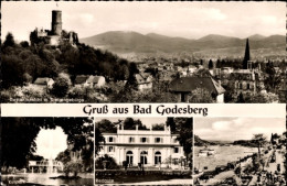 CPA Bad Godesberg Bonn Am Rhein, Gesamtansicht, Siebengebirge, Kurpark, Redoute, Rheinpromenade - Otros & Sin Clasificación