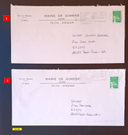 Gomené 22230 - Mairie - Année 2004 (lot De 2 Enveloppes) - 1961-....