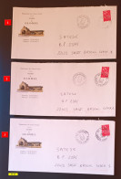 Glomel 22110 - Mairie - Année 2005 (lot De 6 Enveloppes) - 1961-....