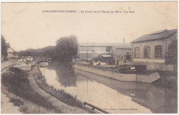 51 - CHALONS-sur-MARNE -  Le Canal De La Marne Au Rhin - Le Port (Péniches) - Châlons-sur-Marne