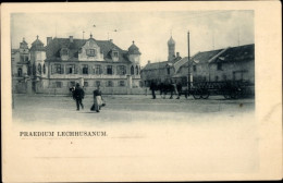 CPA Lechhausen Augsburg In Schwaben, Augsburger Schlössle, Praedium Lechhusanum - Altri & Non Classificati