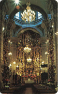 MEXIQUE - Taxco - Interior De La Iglesi De Santa Prisca  - Colorisé - Carte Postale - México