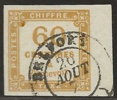 France  .  Y&T   .   Taxe  8  (2 Scans)    .    O  .     Oblitéré - 1859-1959 Usati