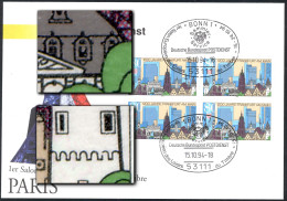Ausstellungsbeleg Nr. 2 Eurosalon 1994 Mit 2 PLF 1721I Und Fensterausbruch - Altri & Non Classificati