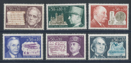 1667** à 1670** + 1689** Et 1690** Série Des Célébrités De 1971 - Unused Stamps