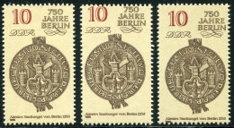 3023 Berlin: Verzähnungs-Set Mit 3 Marken: Normal, Nach Oben, Nach Unten, **  - Variedades Y Curiosidades