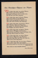 Lyrik-AK Tony Metternich: Der Deutschen Schwur Am Rhein., Ungebraucht - Sonstige & Ohne Zuordnung