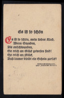 Lyrik-AK Friedrich Fischer-Friesenhausen: Es Ist So Schön, HANNOVER 6.11.1925 - Autres & Non Classés