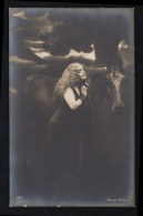 Künstler-AK Schauspielerin Henny Porten - Foto Mit Pferd, DRANSFELD 14.10.1914 - Zonder Classificatie