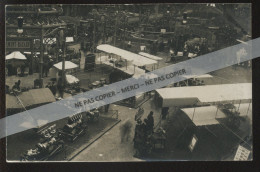AVIATION - 2EME EXPOSITION DE LA LOCOMOTION AERIENNE AU GRAND PALAIS (PARIS) - STAND BAYARD ET FARMAN - CARTE PHOTO - ....-1914: Voorlopers