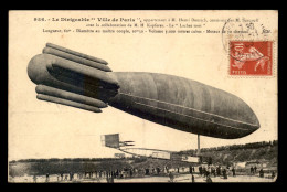 AVIATION - LE DIRIGEABLE VILLE DE PARIS CONSTRUIT PAR M. SURCOUFF - Airships