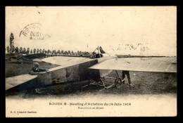 AVIATION - ST-DIZIER (HAUTE-MARNE) - MEETING D'AVIATION DU 14 JUIN 1914 - BIELOVUCIC AU DEPART - ....-1914: Precursori