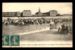 AVIATION - BERCK (PAS-DE-CALAIS) - CAUDRON SUR BIPLAN VENANT D'ATERRIR SUR LA PLAGE - ....-1914: Precursori