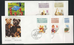 2260-2264 Jugend Kinderspielzeug Teddy Etc. - Satz Auf 5 FDC ESSt Berlin - Cartas & Documentos