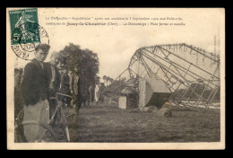 AVIATION - JUSSY-LE-CHAUDRIER (CHER) - ACCIDENT DU DIRIGEABLE REPUBLIQUE LE 3 SEPTEMBRE 1909 - Airships