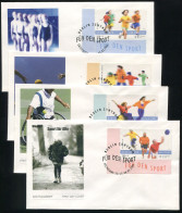 2165-2168 Sporthilfe Schulsport 2001 - Satz Auf 4 FDC ESSt Berlin - Covers & Documents
