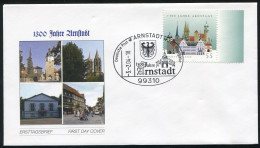 2388 Arnstadt FDC Arnstadt  - Storia Postale