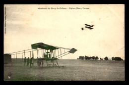 AVIATION - CAMP DE CHALONS - BIPLAN HENRI FARMAN - ....-1914: Précurseurs