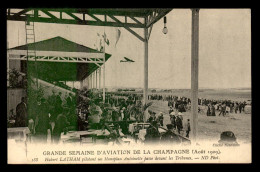 AVIATION - GRANDE SEMAINE D'AVIATION DE CHAMPAGNE 22-29 AOUT 1909 - LATHAM SUR MONOPLAN ANTOINETTE - ....-1914: Precursori