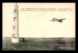 AVIATION - GRANDE SEMAINE D'AVIATION DE CHAMPAGNE 22-29 AOUT 1909 - AEROPLANE BLERIOT EN PLEIN VOL - ....-1914: Précurseurs