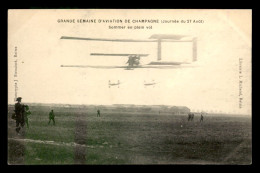 AVIATION - GRANDE SEMAINE D'AVIATION DE CHAMPAGNE - JOURNEE DU 27 AOUT - SOMMER EN PLEIN VOL - ....-1914: Precursors