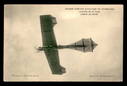 AVIATION - GRANDE SEMAINE D'AVIATION DE CHAMPAGNE - JOURNEE DU 27 AOUT - LATHAM AU ZENITH - ....-1914: Voorlopers