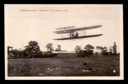 AVIATION - AEROPLANE WRIGHT EN PLEIN VOL - EDITEUR MARQUE ETOILE - ....-1914: Precursors