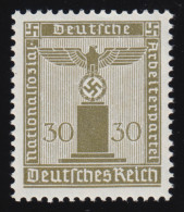 153 Parteidienstmarke 30 Pf., Wasserzeichen Wz.4, ** - Dienstmarken