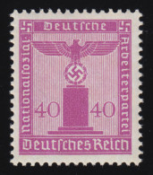 154 Parteidienstmarke 40 Pf., Wasserzeichen Wz.4, ** - Dienstmarken