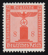 149 Parteidienstmarke 8 Pf., Wasserzeichen Wz.4, ** - Officials