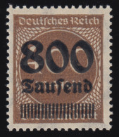 305A Ziffern Im Kreis 800 Tsd Auf 400 M Braun ** - Unused Stamps