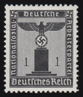 144 Parteidienstmarke 1 Pf., Wasserzeichen Wz.4, ** - Dienstzegels