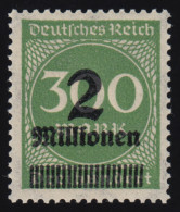 310A Ziffern Im Kreis 2 Mio Auf 300 M ** - Unused Stamps