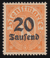 90 Aufdruck 20 Tsd M Auf 30 Pf., ** - Officials