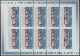 2198 Parlamente Schleswig-Holstein Kiel - 10er-Bogen ** Postfrisch - 2001-2010