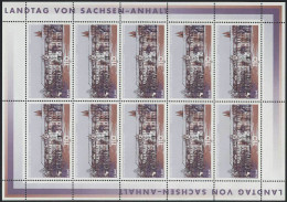 2184 Parlamente Sachsen-Anhalt Magdeburg - 10er-Bogen ** Postfrisch - 2001-2010