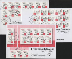 2964 Drei Cent Rollenmarken / Bogenmarken / Selbstklebende - 3 FDC - Covers & Documents