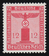 150 Parteidienstmarke 12 Pf., Wasserzeichen Wz.4, ** - Dienstzegels
