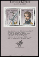 Block 25 Vs1 Theodor Körner 1991 - Verschnitten, Namenszug Am Unterrand, ** - Variedades Y Curiosidades