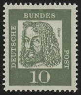 350x (ohne Fluo) Bedeutende Deutsche 10 Pf Albrecht Dürer ** - Ungebraucht