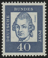 355y (fluoresz.) Bedeutende Deutsche 40 Pf Gotthold Ephraim Lessing ** - Ungebraucht