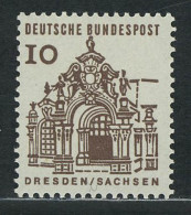 454 Bauwerke 10 Pf Wallpavillion ** - Unused Stamps