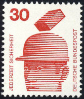 698A Unfallverhütung Auf Der Baustelle 30 Pf ** Postfrisch - Unused Stamps