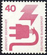 699A Unfallverhütung Von Stromunfällen 40 Pf ** Postfrisch - Unused Stamps