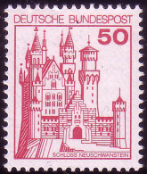 916A Burgen Und Schlösser 50 Pf Neuschwanstein, ** - Ungebraucht