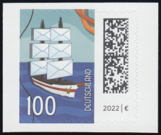 3653III Welt Der Briefe: Briefsegler 100 Cent, Selbstklebend Aus FB 115aII, ** - Nuevos