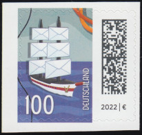 3653II Welt Der Briefe: Briefsegler 100 Cent, Selbstklebend Aus FB 115aIII, ** - Unused Stamps